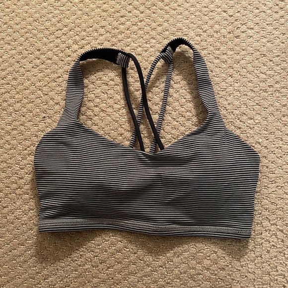 Lululemon Free to Be Bra Gray/Black - Picture 1 of 2